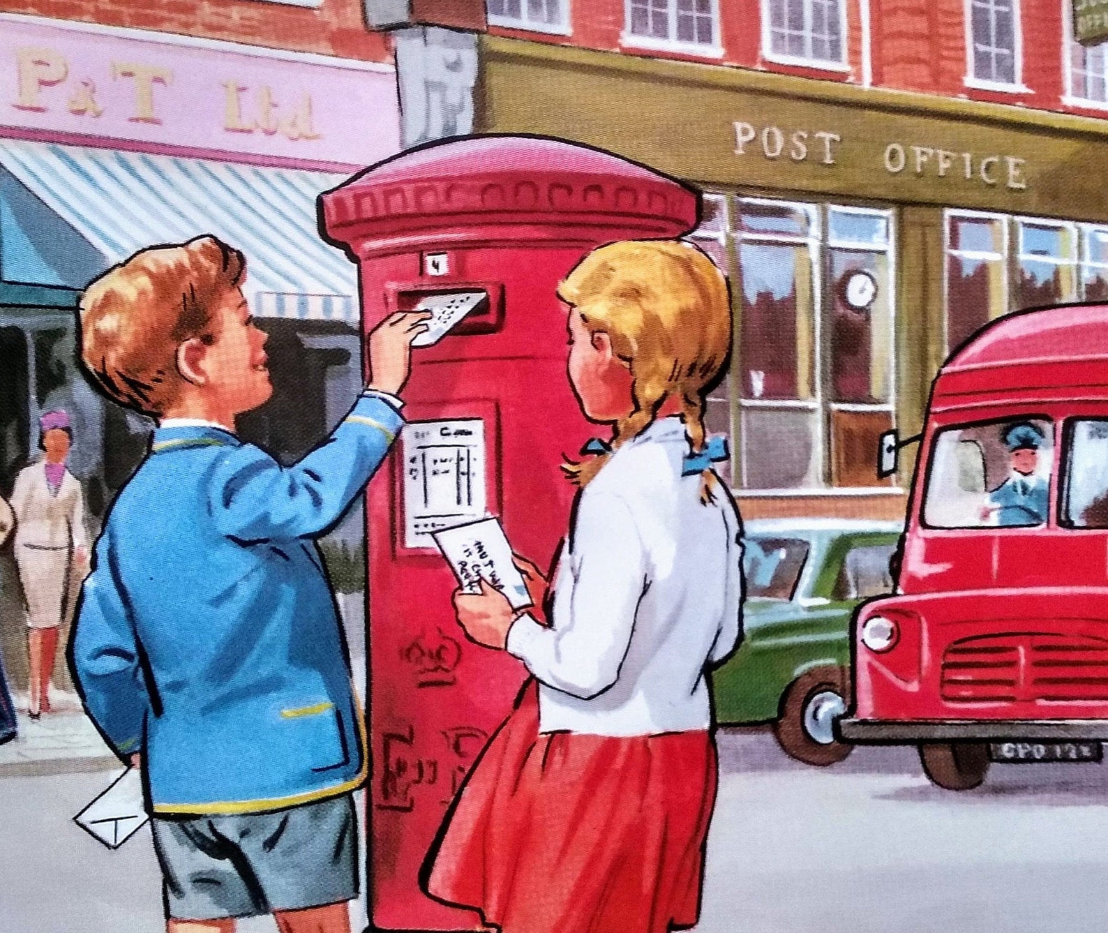 Vintage Classroom Poster Post Office Print The Story Etsy