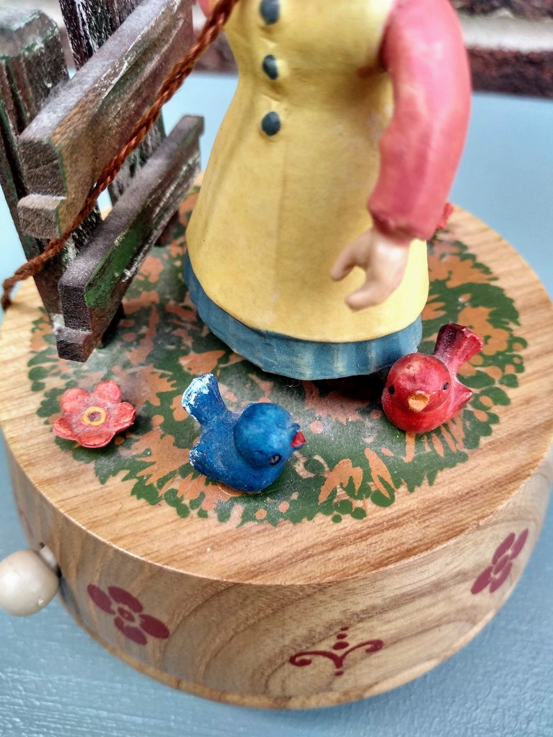 Toriart Anri Musical Plays Music Box Dancer Etsy