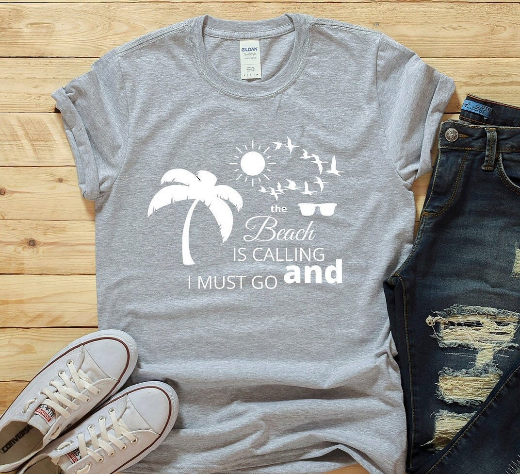 Strand SommerShirt StrandUrlaub der Strand ruft und ich Etsy