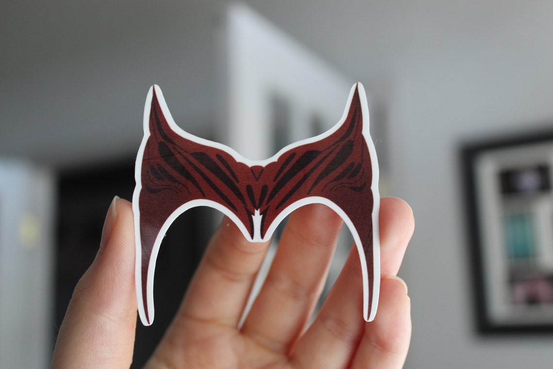 Scarlet Witch Crown Sticker - Etsy