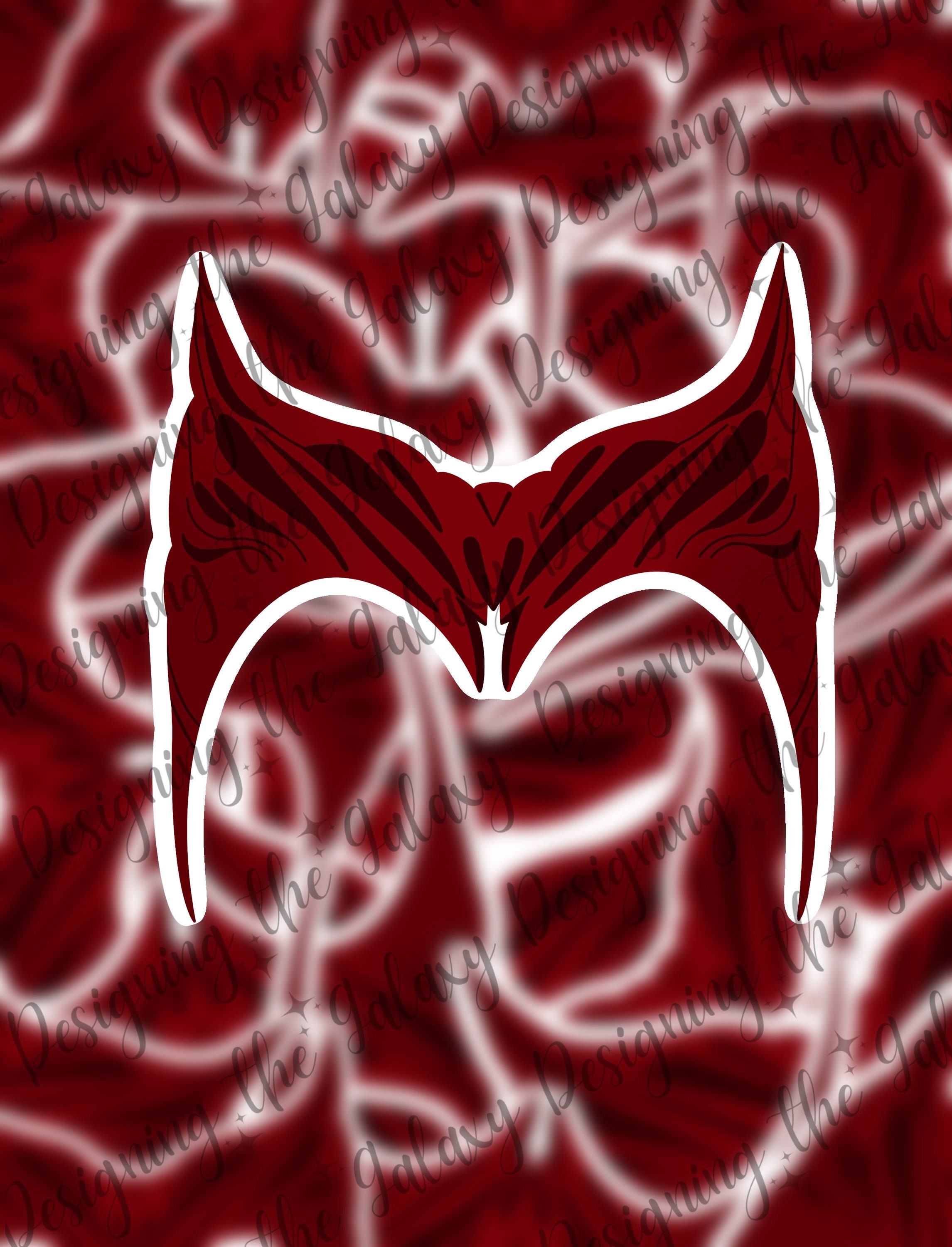 Scarlet Witch Crown Sticker - Etsy