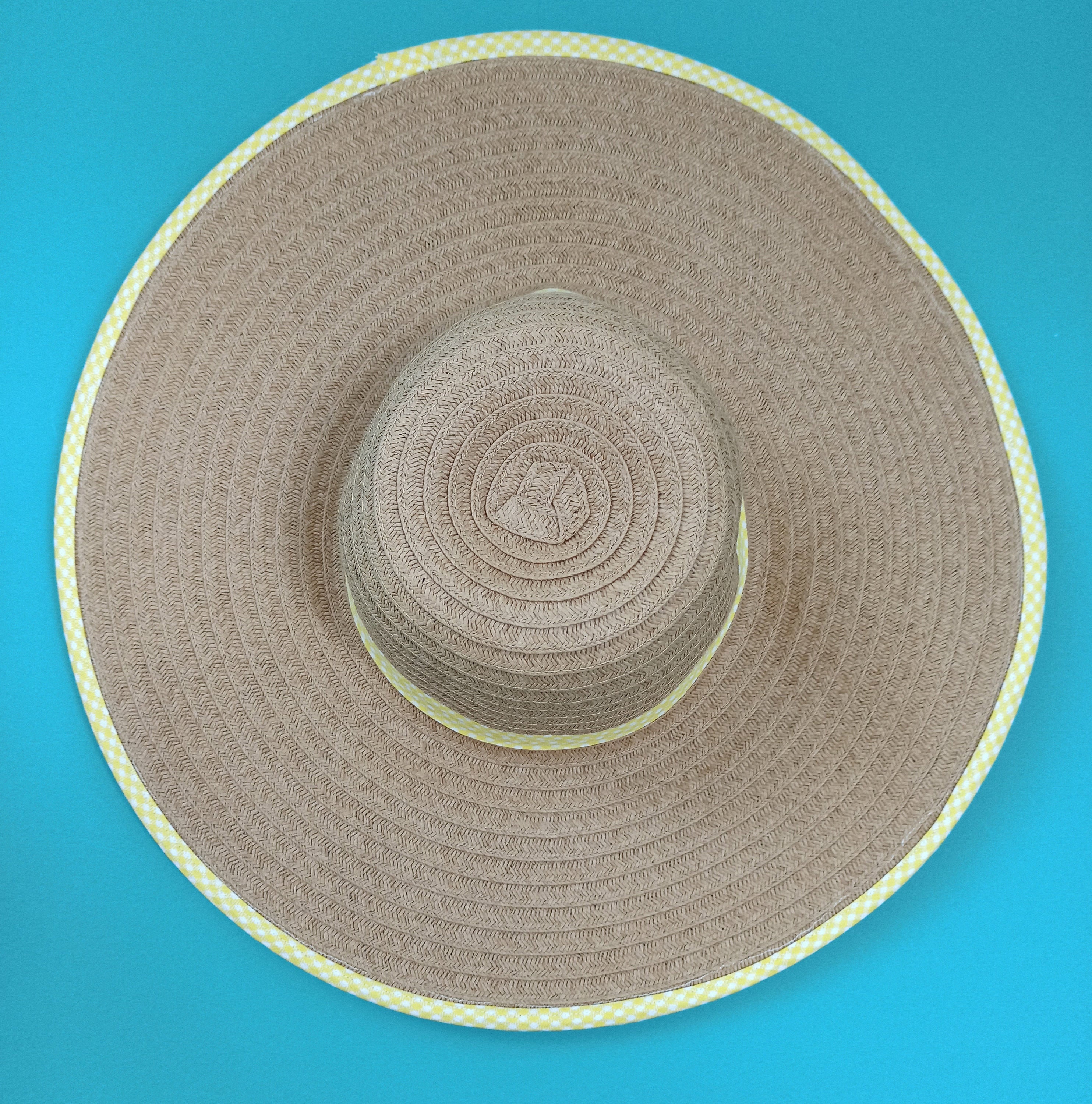 Yellow Sun Hat / Yellow Beach Hat / Women's Summer Hat / Etsy