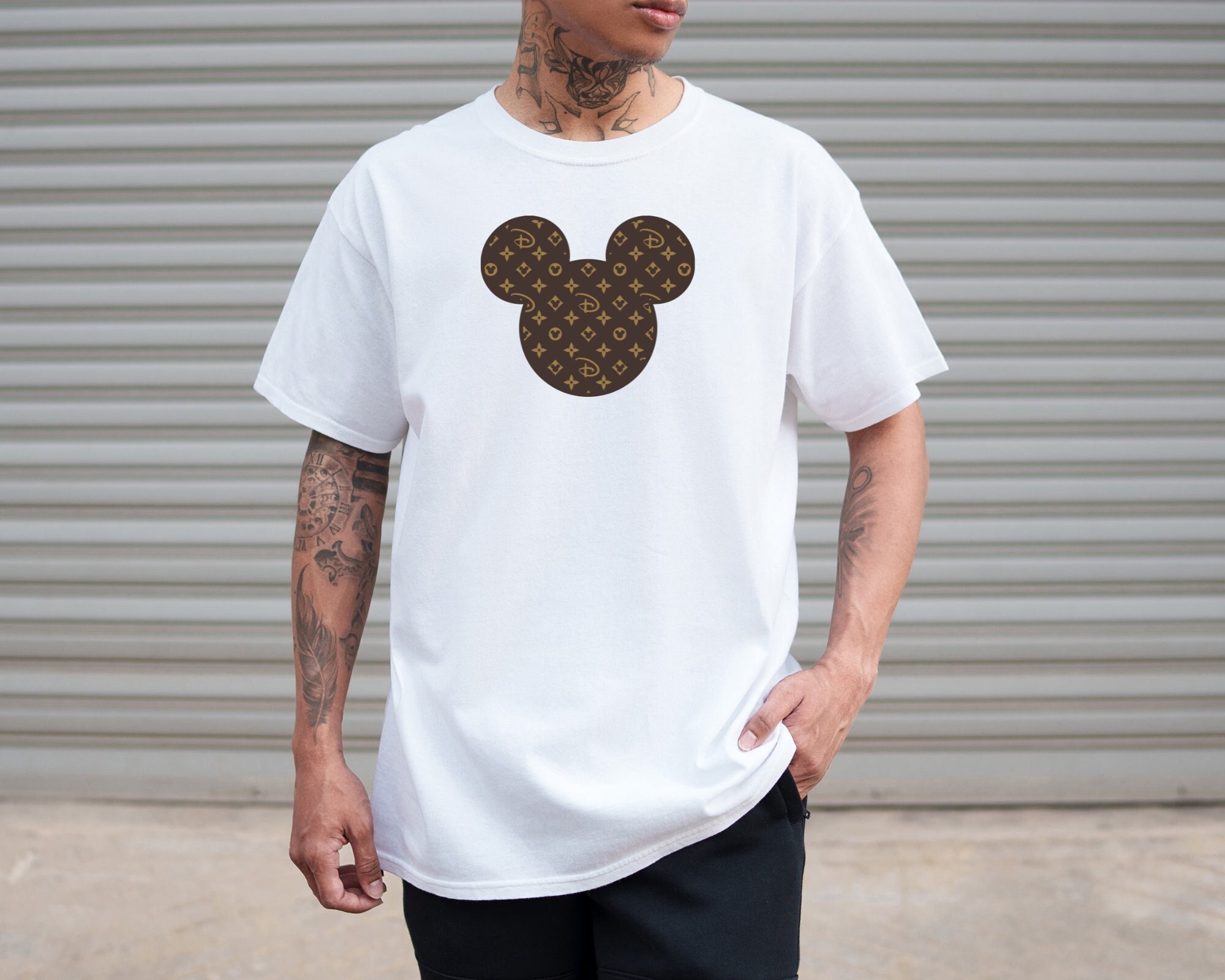 gucci mickey and minnie shirt