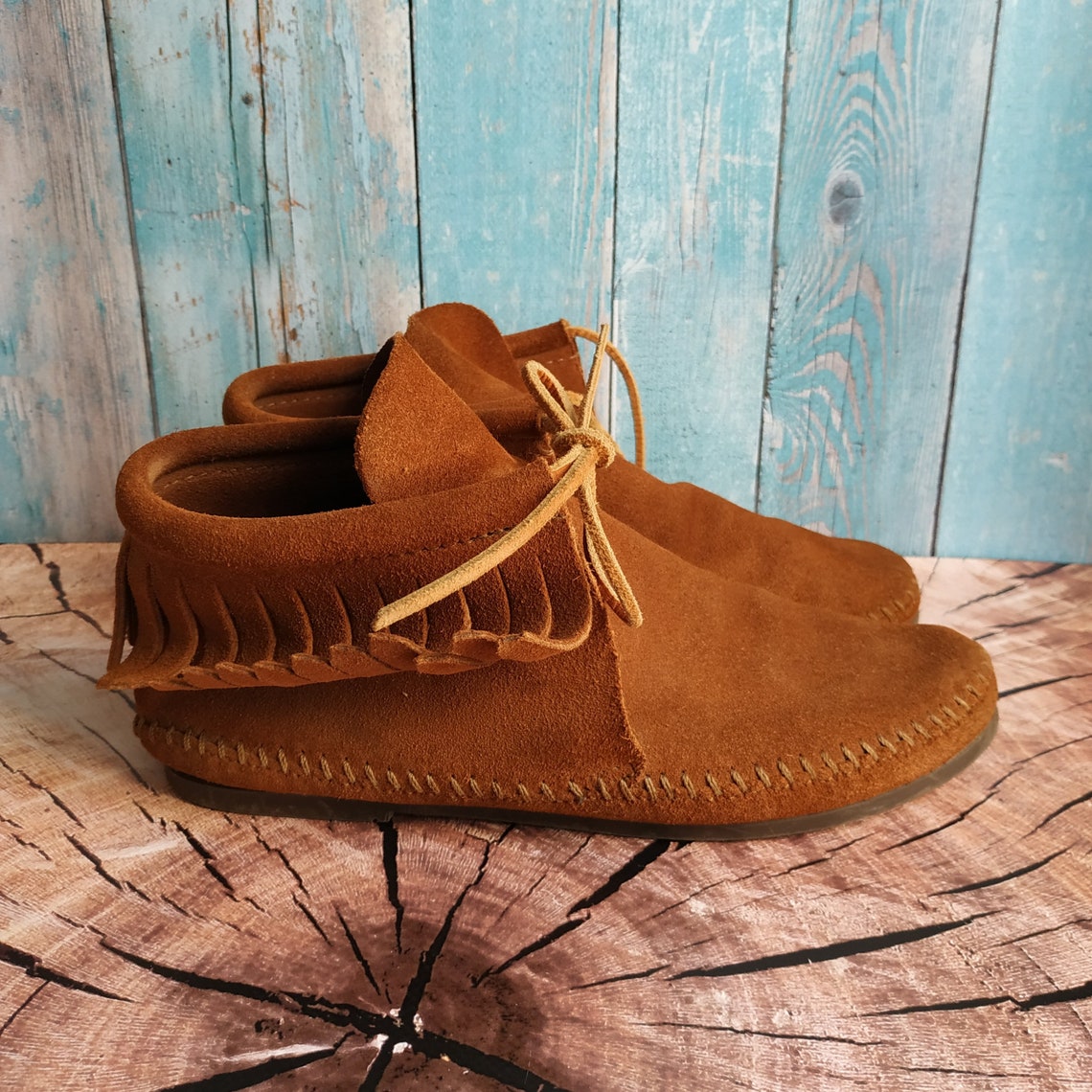 Vintage Moccasins Women's US6/EU37 Unique Etsy