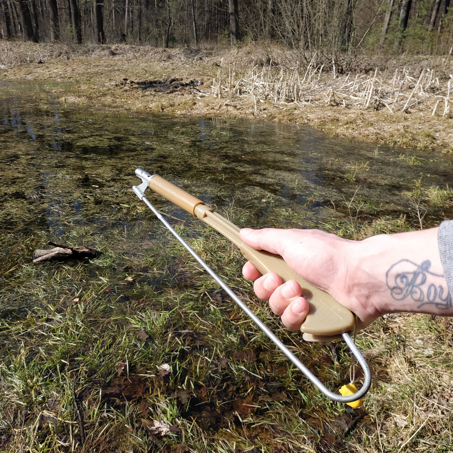 Vintage Fishing Gaff Ice Fishing Old Folding Hook Soviet Etsy