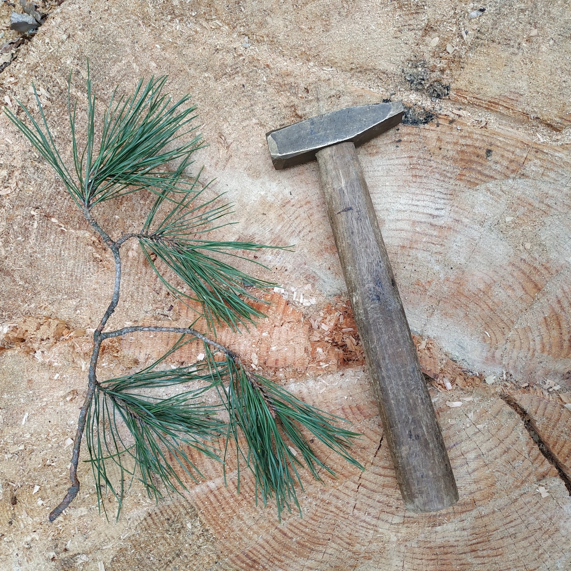Vintage Brass Hammer Old Soviet Gold Tone Hammer Etsy
