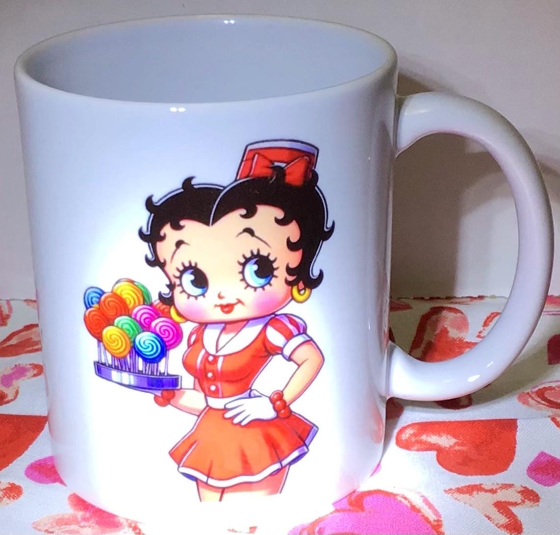 Cup Porcelain Betty Boop - Etsy