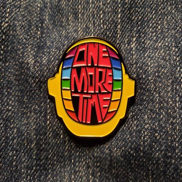 Daft Punk Discovery Helmet Enamel Pin