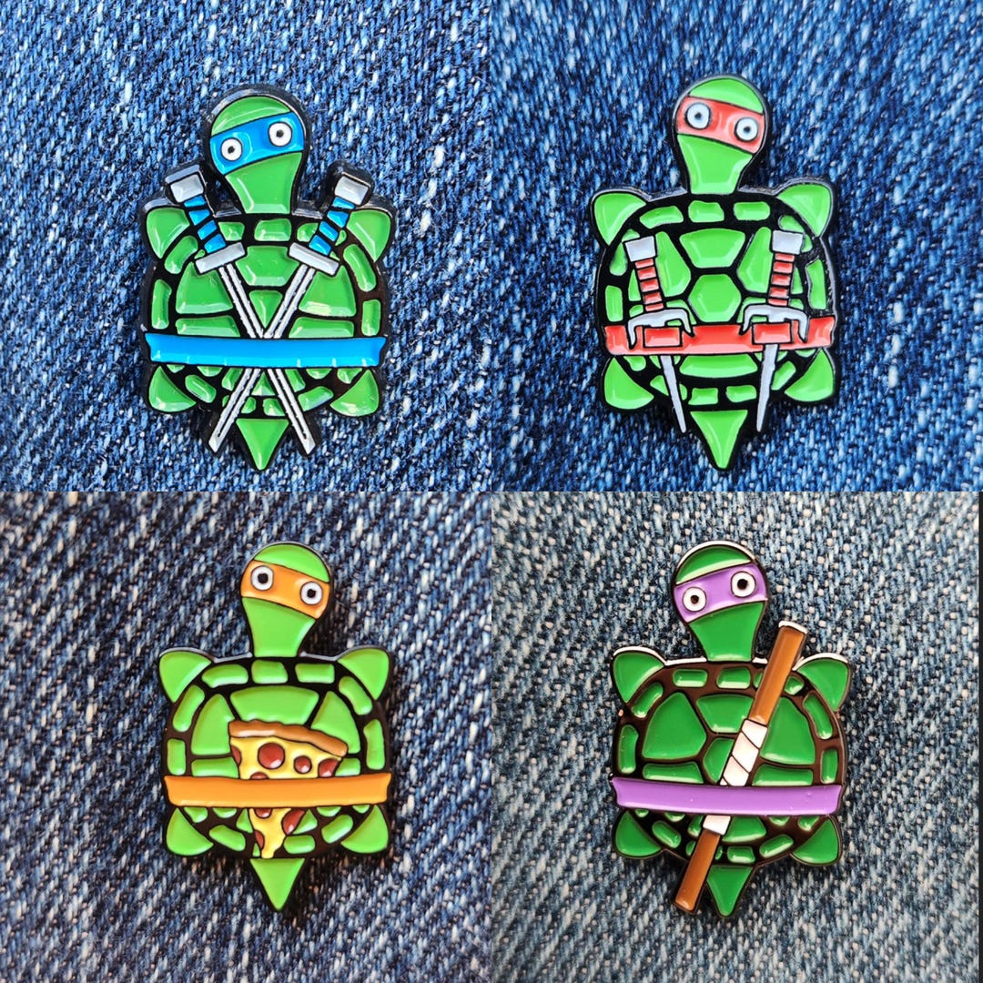 The Turtle Pins - Etsy