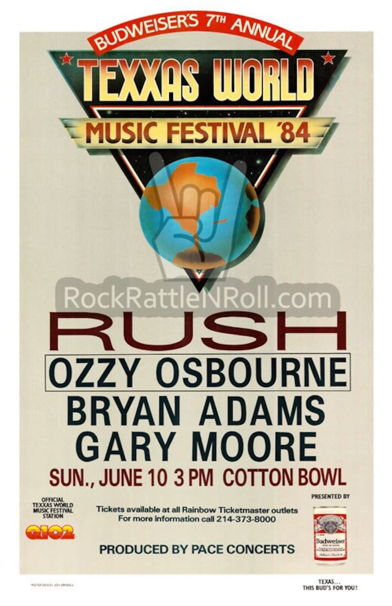 ozzy osbourne tour posters