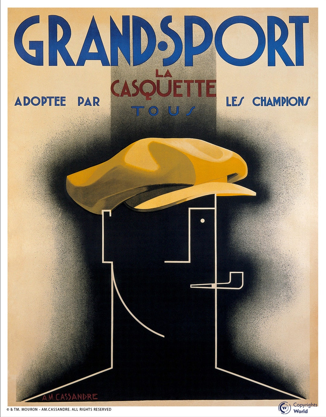 Affiche Papier Décorative Grand Sport by AM.CASSANDRE - Etsy