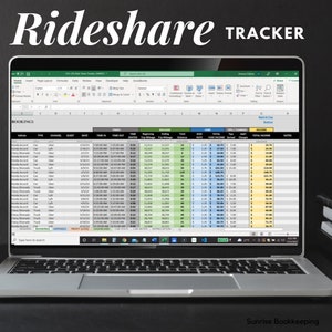 Rideshare Tracker - Excel Template - Google Sheets - Instant Download - Uber, Lyft