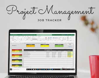 Project Management - Team Job Tracker - Team To Do List - Excel Template - Google Sheets - Instant Download