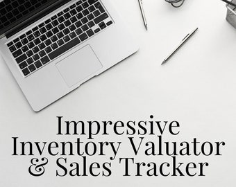 Impressive Inventory Valuator & Sales Tracker - Excel Template - Instant Download