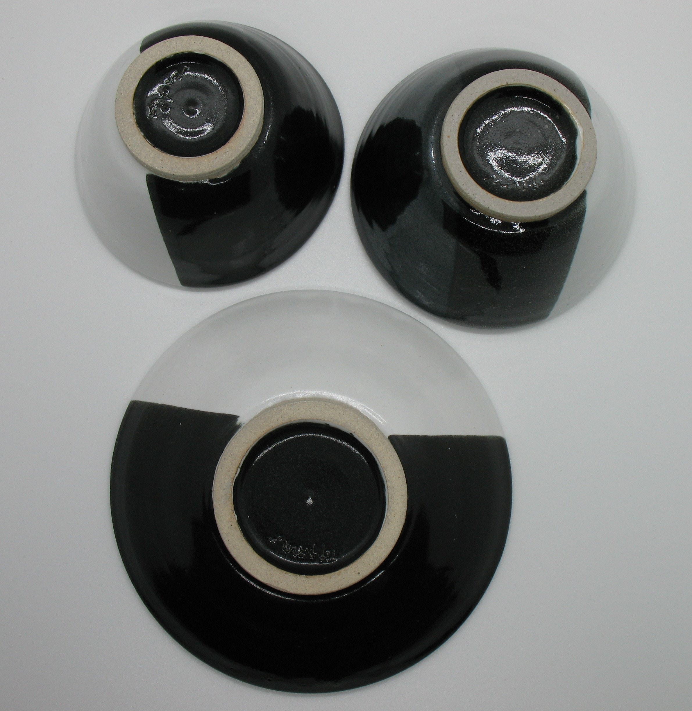 Handmade ceramic plate and bowls Etsy