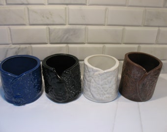 Hand Built Small Ceramic Planters