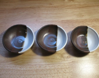Handmade Ceramic Bowls - Set of Three