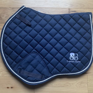 Toujours Equine Saddle Pad Jumper (Navy Blue)