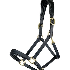 Leather Wide Crown Halter