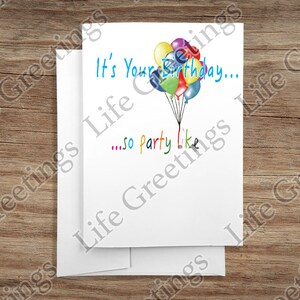 Greeting Card - Birthday Collection - "It's Your Birthday" - Nuns Parody Collection - Nuns#38