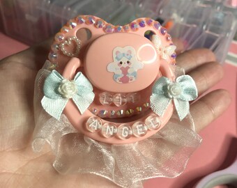 Lil Angel Decorated Adult Pacifier