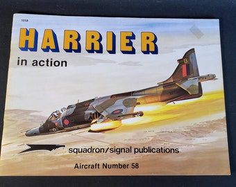 Harrier in Action - Squadron/Signal - Aircraft No. 58 Soft Cover