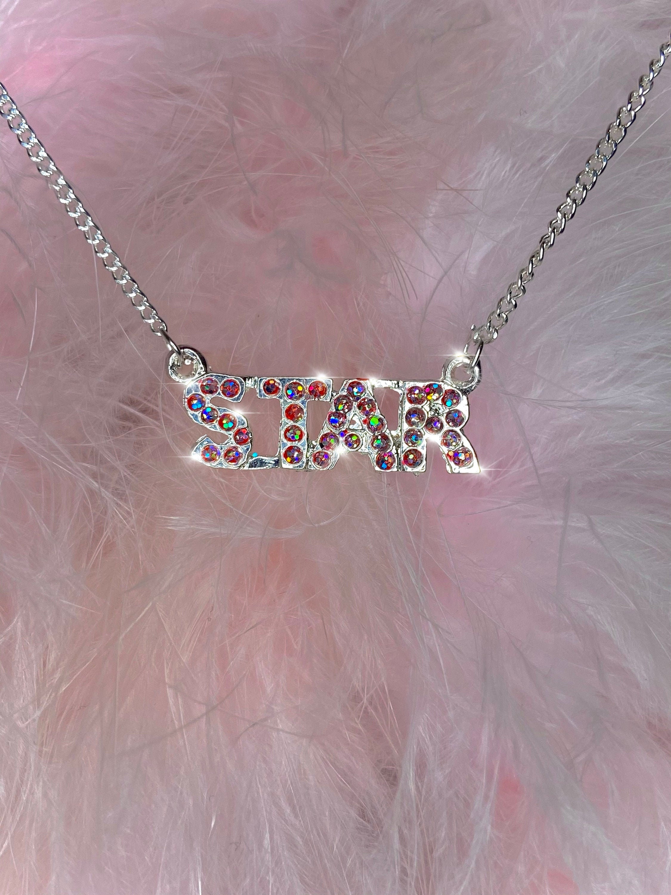 Y2k Star Necklace Etsy