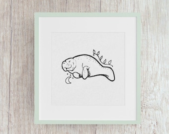 Manatee Print