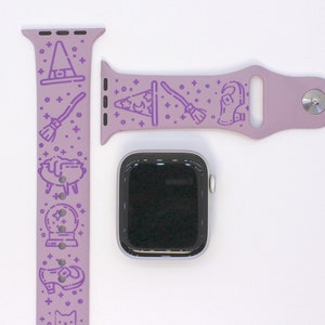 Spooky Witch Laser Engraved Apple Watch band | Watch Band | Apple | Gift | Halloween | Witch