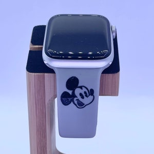 Mickey Mouse &quot;It all started with a Mouse&quot; - Disney Inspired Laser Engraved Apple Watch band | Mickey Mouse | Special Edition | Minimalist