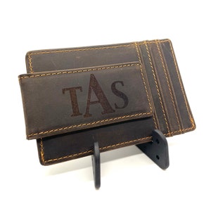 Wallet - Customized Slim Front Pocket Wallet with Money clip