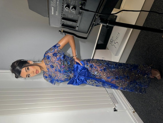 Blue Tulle Dress/ Party Dress/ Tulle/ Maxi Dress/ Blue/ To Piece Dress/ Skirt/ Top/