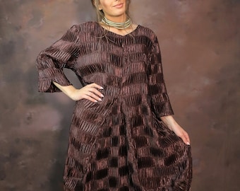 Chocolate Brown Satin Slip Dress With Scarf. Cocktail Maxi Dress. Open Back  Dress