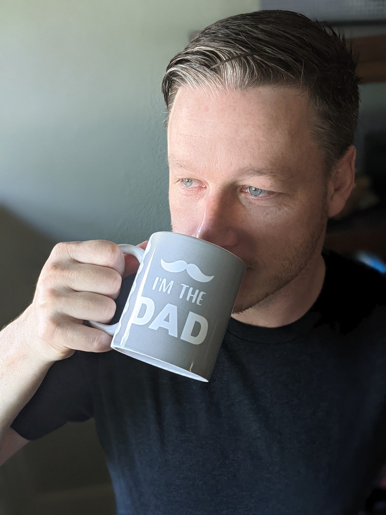 Cricut Mug Press SVG Template Design for Infusible Ink Sheet Full Mug Wrap SVG Father's Day Gift for Dad image 6