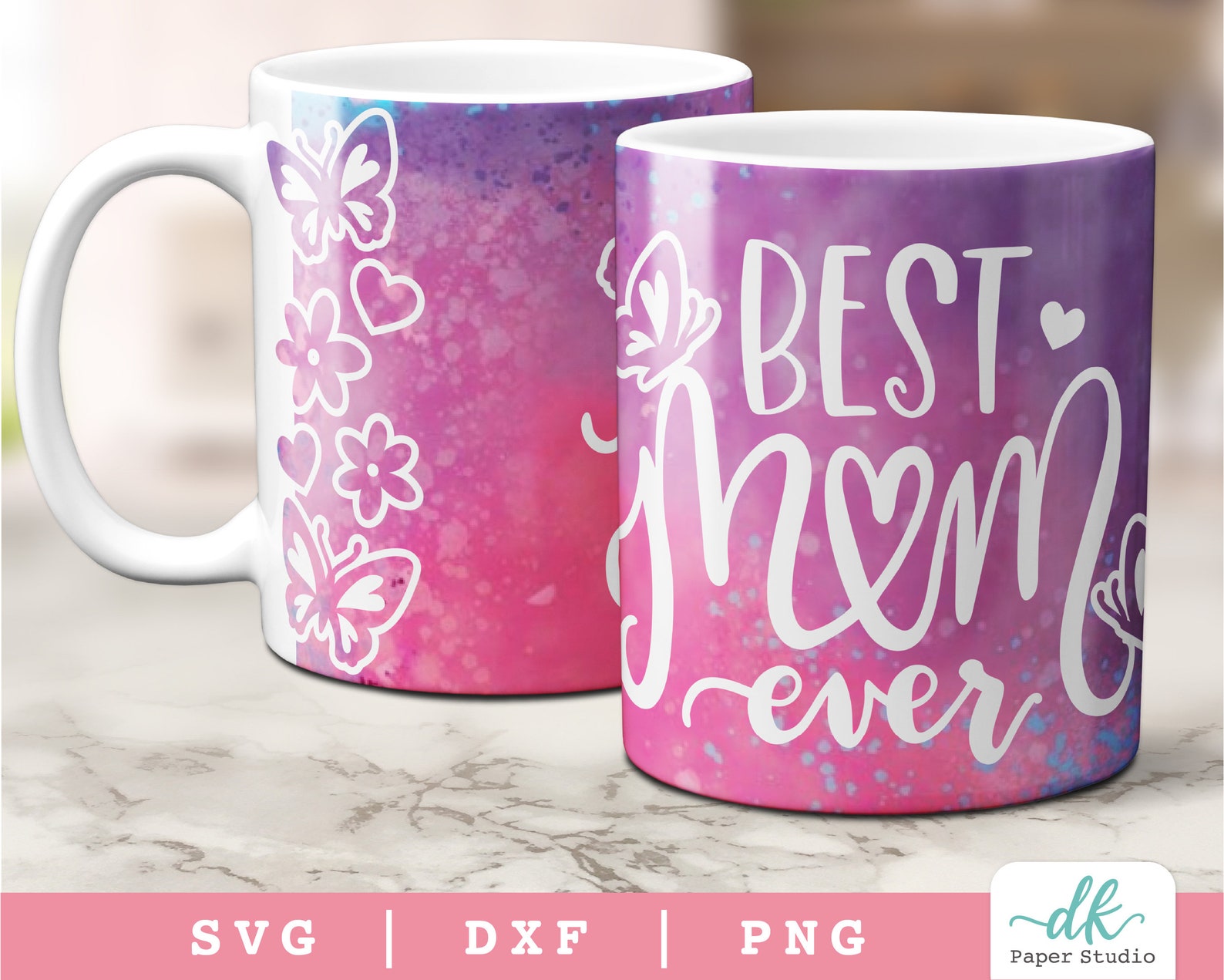 Cricut Mug Press SVG Design for Mom Gift Best Mom Ever Mug Etsy