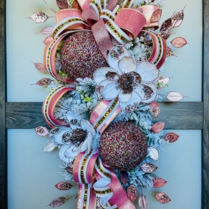 Christmas swag, holiday swag, Christmas decorations, Christmas decor, holiday decor, holiday decorations, unique Christmas, farrisilk swag