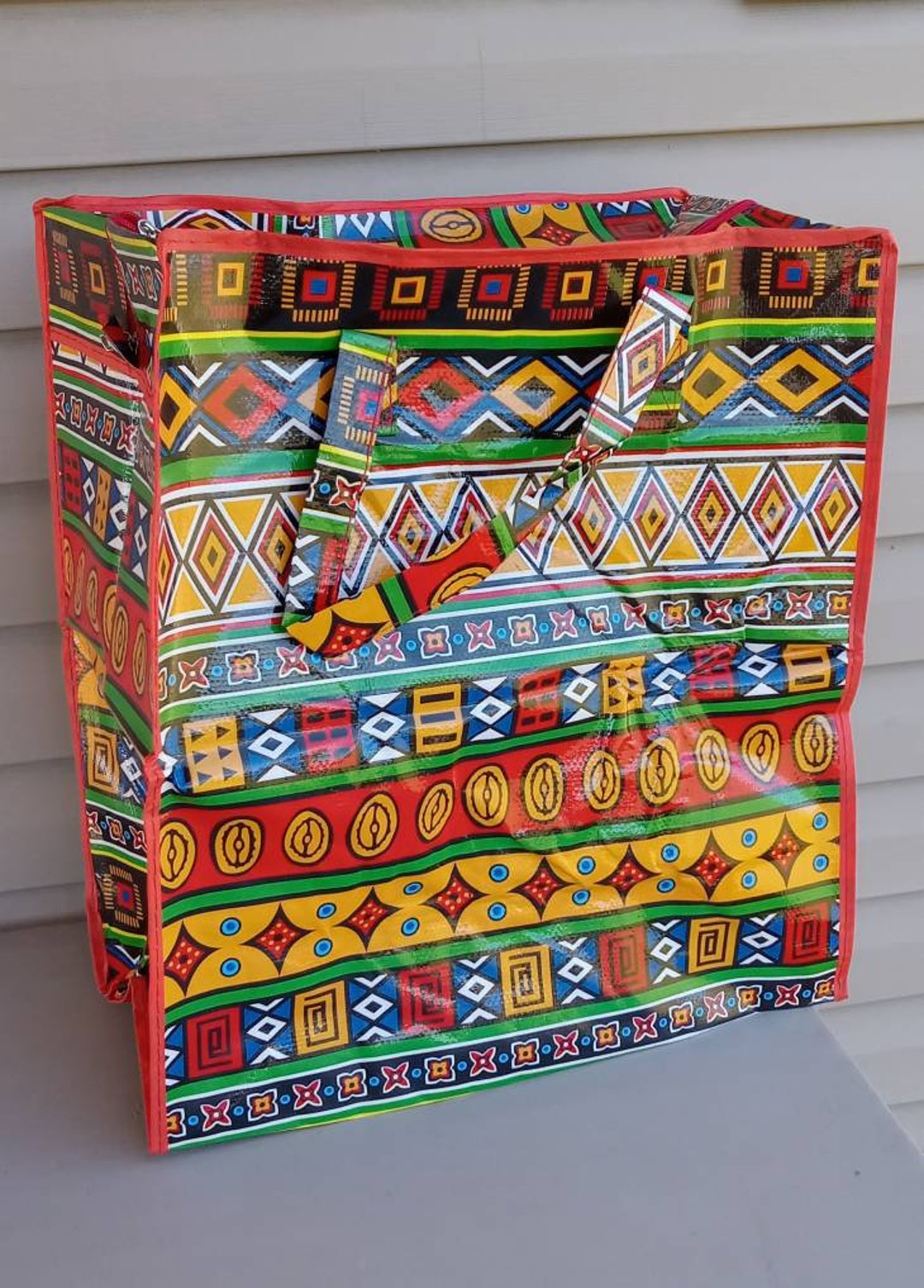 Storage Laundry, Shopping Bags With Zippers and Handles 3 Sizes