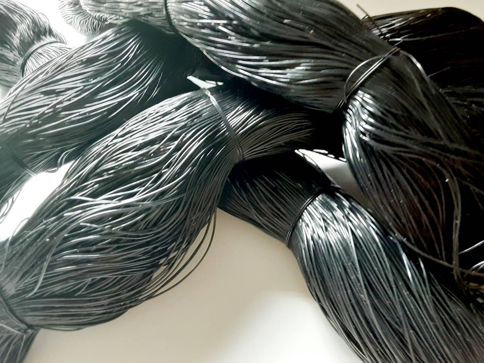 3 New African Rubber Hair Thread For Threading/Stretching Out Natural Hair