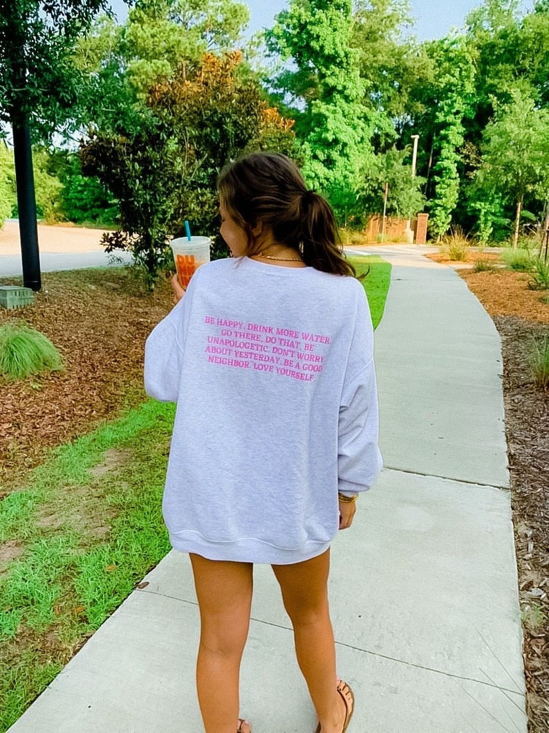 Trendy Crewneck | Daily Affirmations | Self love Crewneck | Comfort Colors 