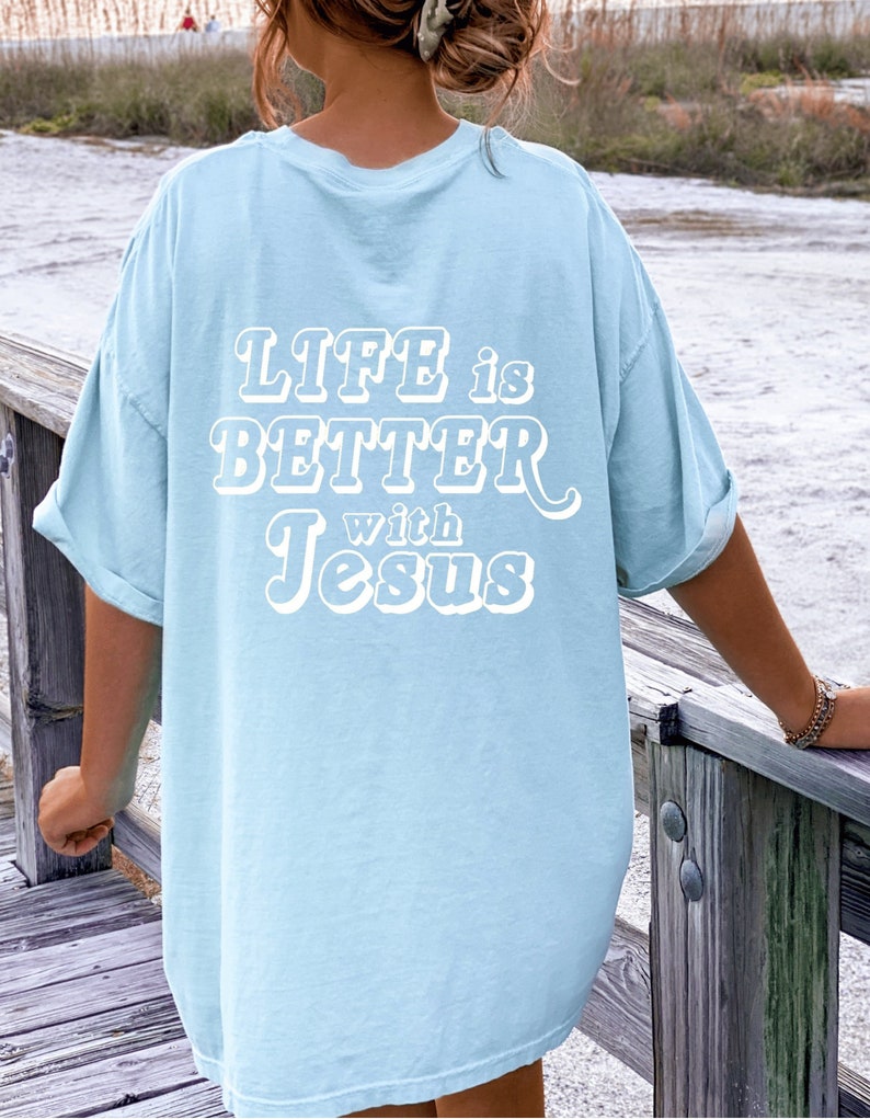 Life is Better With Jesus Make Heaven Crowded Comfort - Etsy