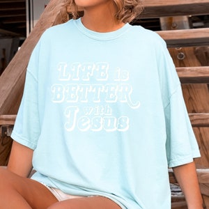 Life is Better With Jesus Make Heaven Crowded Comfort - Etsy