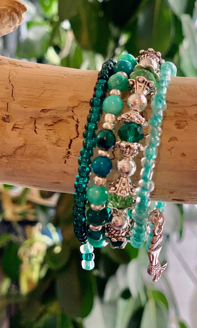 Mermaid wrap bracelet image 1