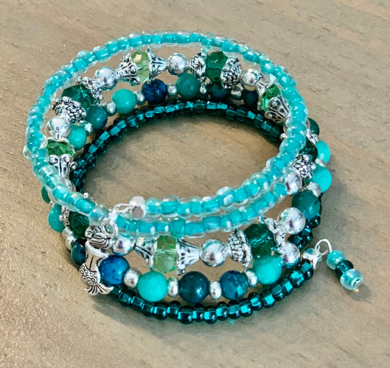 Mermaid wrap bracelet image 3