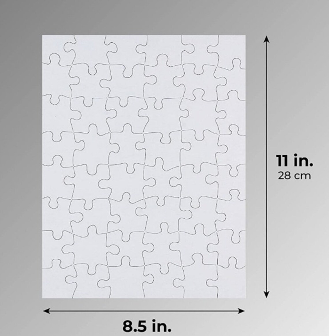 Sublimation blank puzzle Etsy