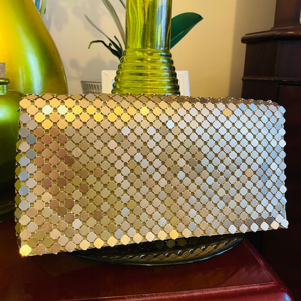 gold clutch bag/evening envelope clutch purse/wedding clutches/prom party bags/Christmas/birthday gifts/gold sparkling sequin clutch bags