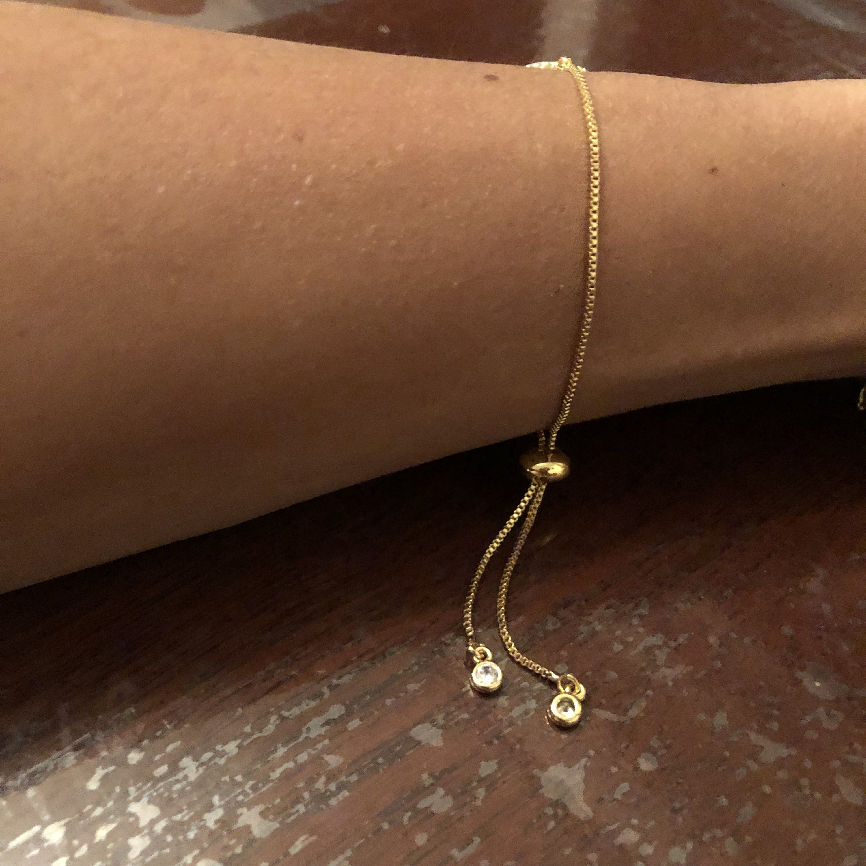 18k real Gold plated Evil Eye Bracelet/ Simple evil eye Etsy