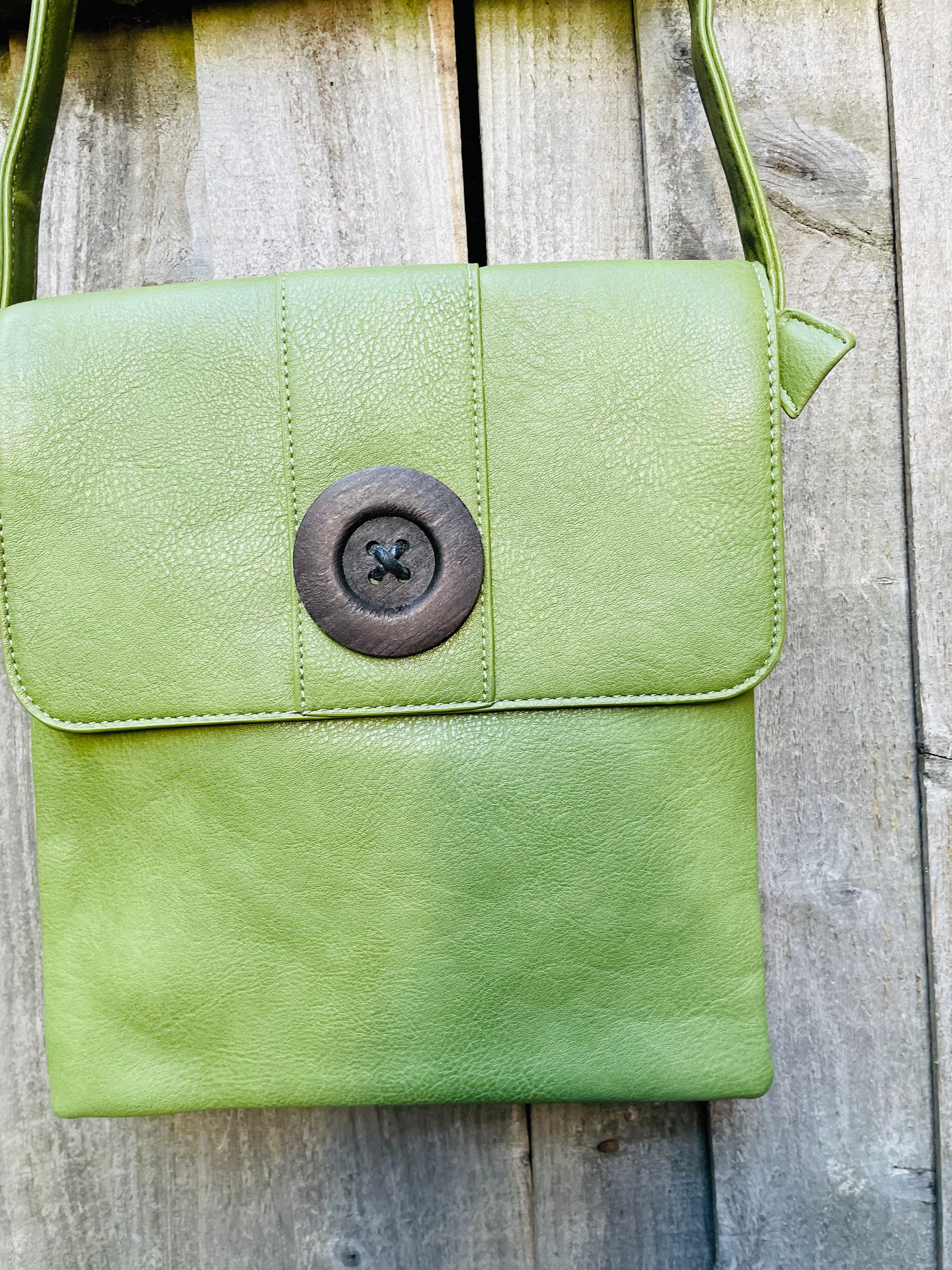 Vegan Leather Crossbody Bag/pu Leather Messenger Handbag/ Etsy