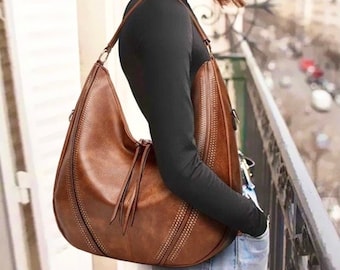 Women Fashion Ladies Leather Hobo Handbag Satchel Shoulder Tote Bag Women J 
