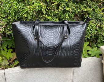 Black Shoulder Bag - Etsy