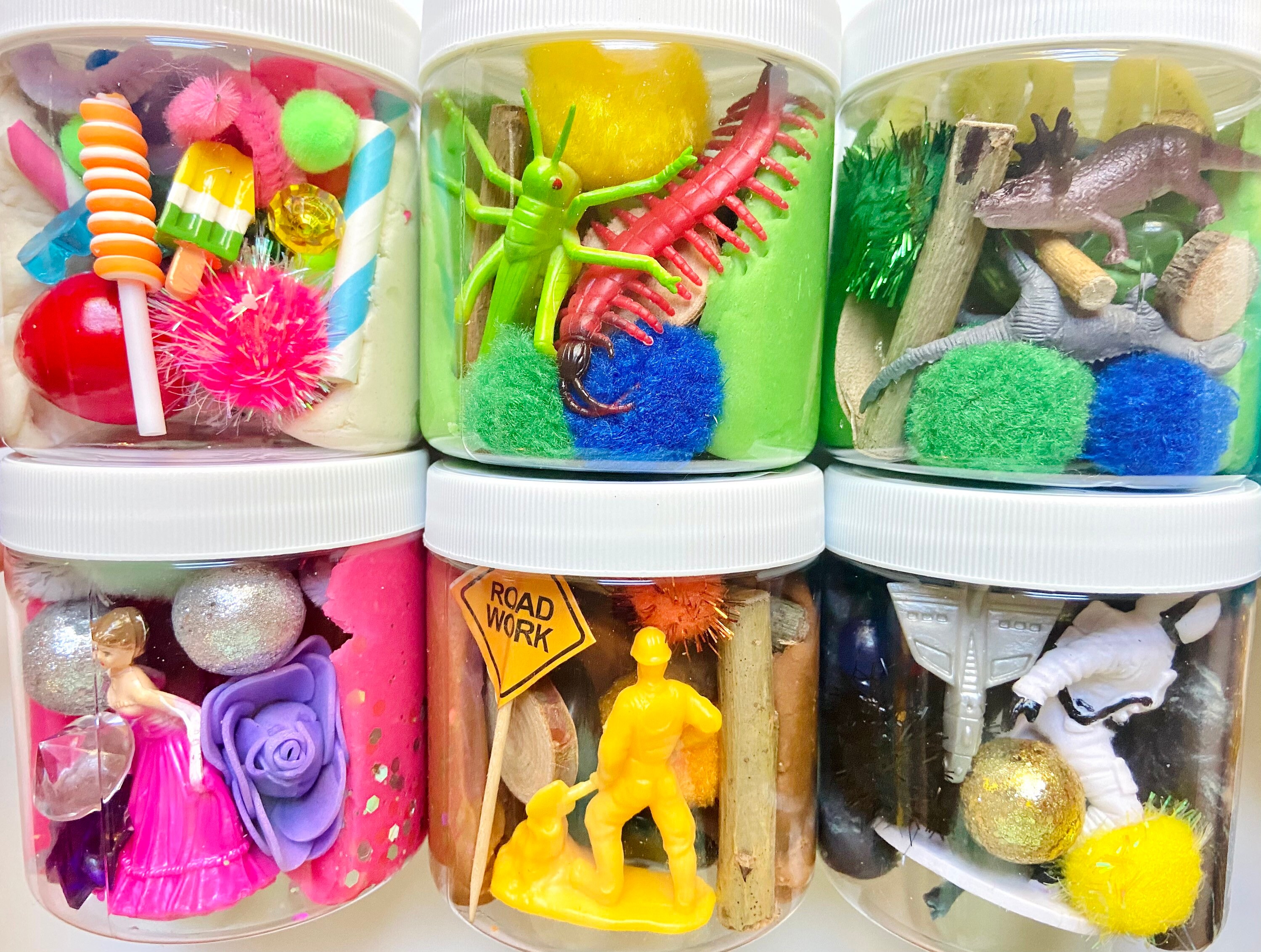 Playdough Kit PICK YOUR THEME Play Dough Class Favor Etsy